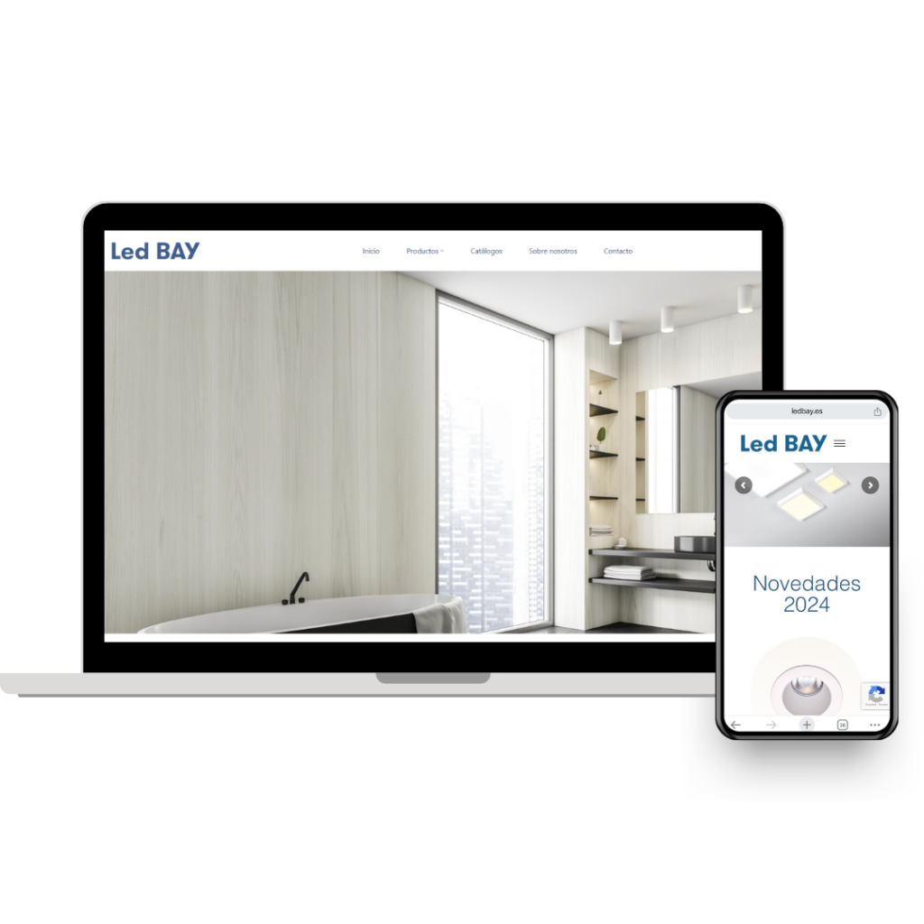 Web de Led BAY diseñada por MontsenyWebs