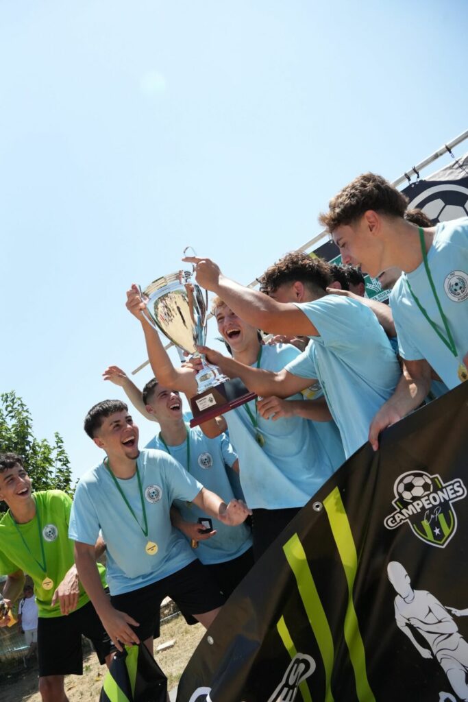 Celebració d'un equip a la Campeones Cup, fotografia de MontsenyWebs