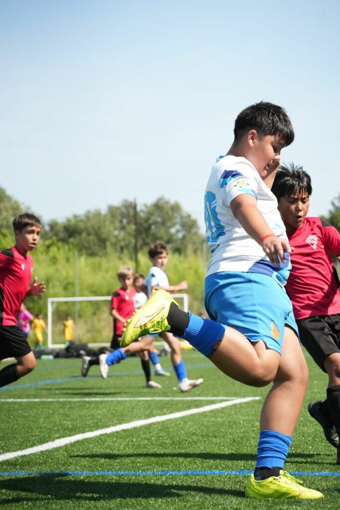 Jugador en acció a la Campeones Cup, fotografia de MontsenyWebs