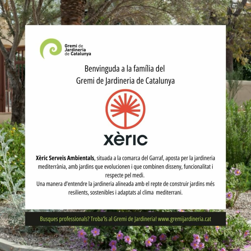 Publicació a xarxes socials de Gremi de Jardineria de Catalunya gestionada per MontsenyWebs